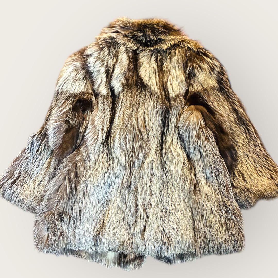 PRELIOT SAGA FOX 肉厚 リアルファー シルバー系