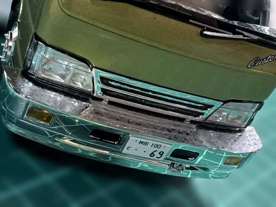 アオシマ　1/32 2t 雷神　エルフ　完成品