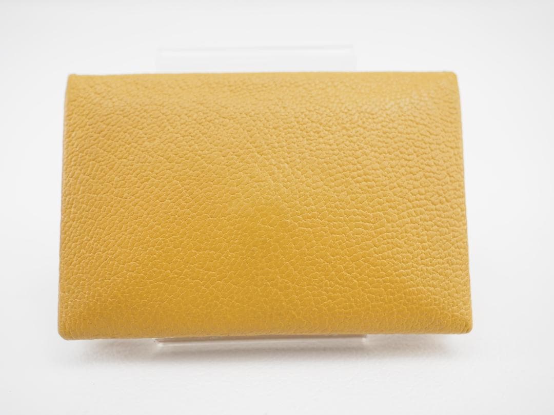 セール 2018年 HERMES エルメス カルヴィ イエロー 名刺入れ カード