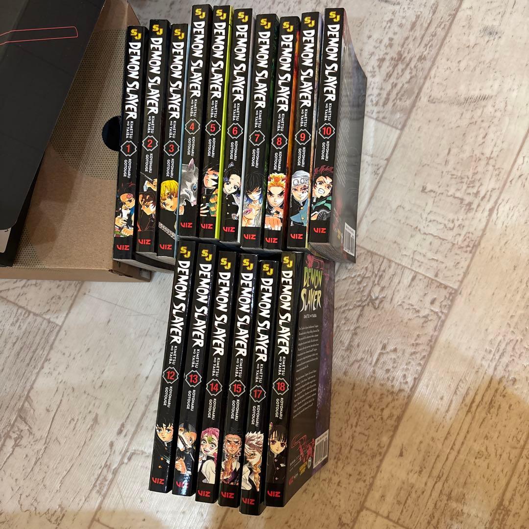 11巻、16巻抜け　DEMON SLAYER 鬼滅の刃　英語版