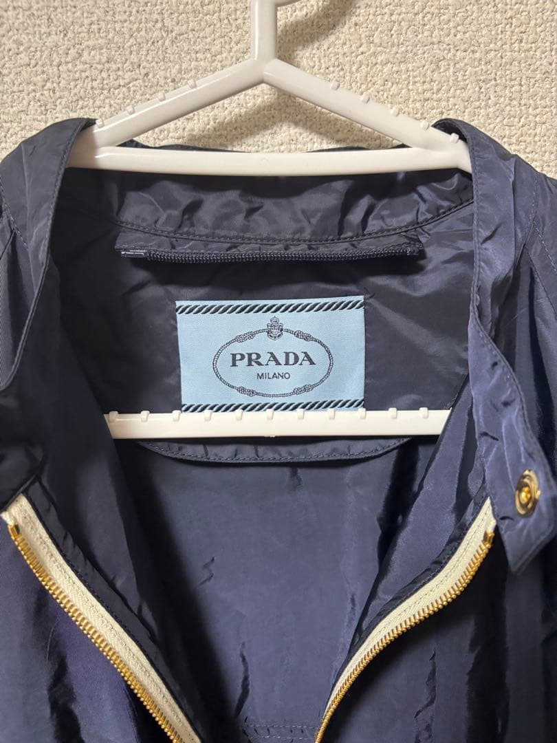 プラダ リナイロン ワンピース ネイビー