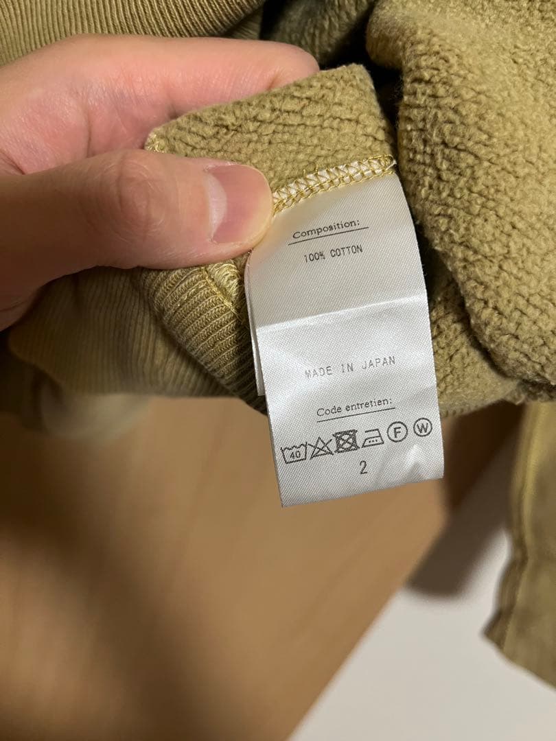 トップス A.PRESSE Vintage Sweatshirt Gold 2