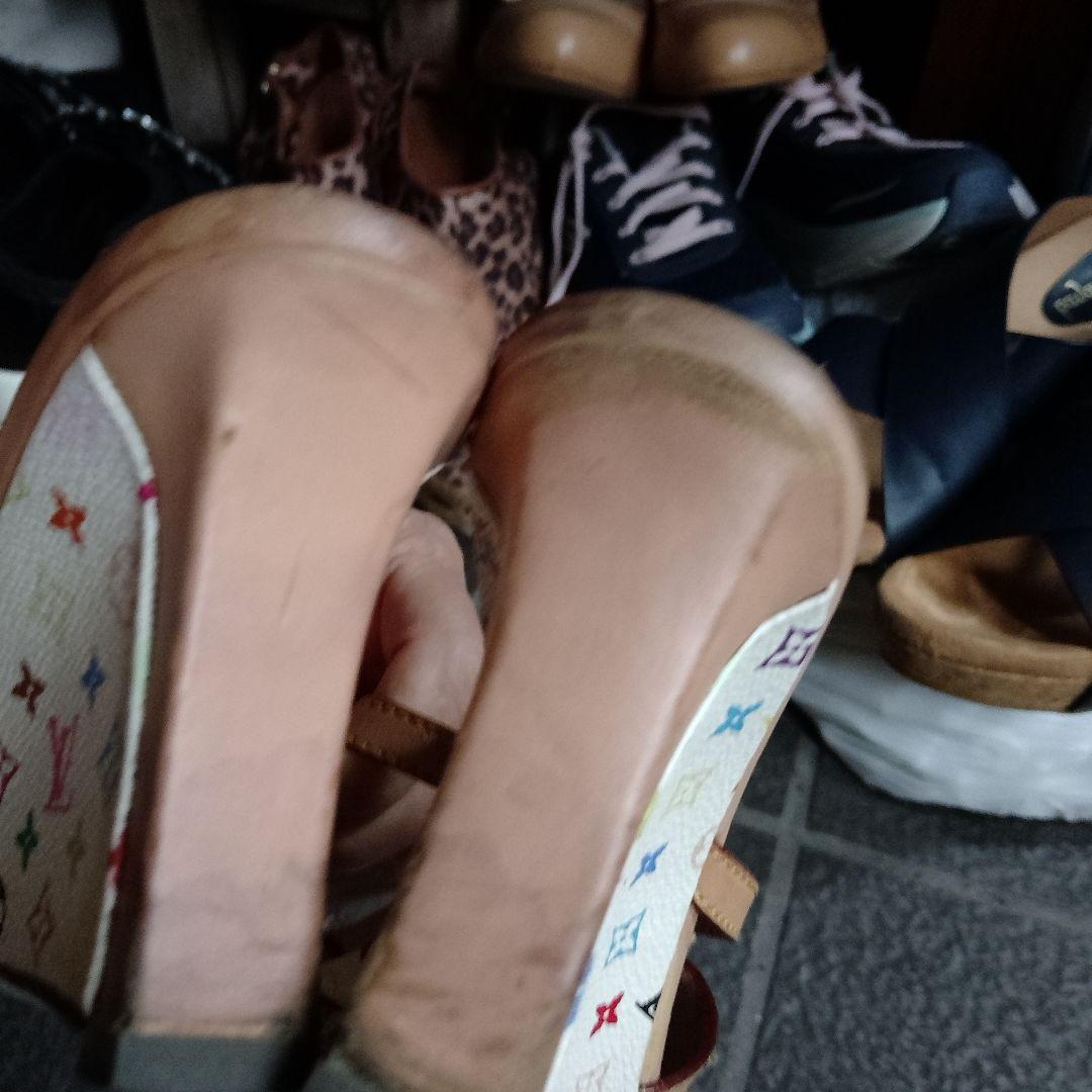 【ルイ・ヴィトン】マルチカラー素敵な美脚ミュール❦