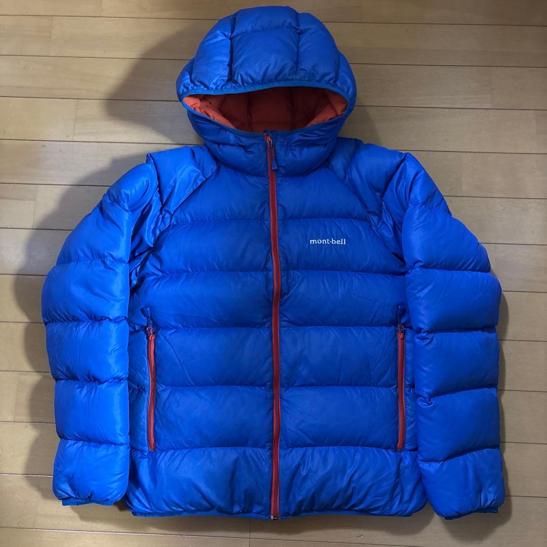 mont-bell down jacket モンベル ダウン 短丈 収納袋付き