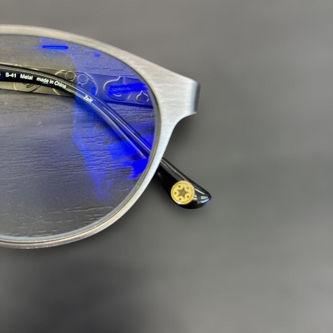 zoff✖️ドラクエXコラボメガネのメタルスライムモデル　美品✨　度なし