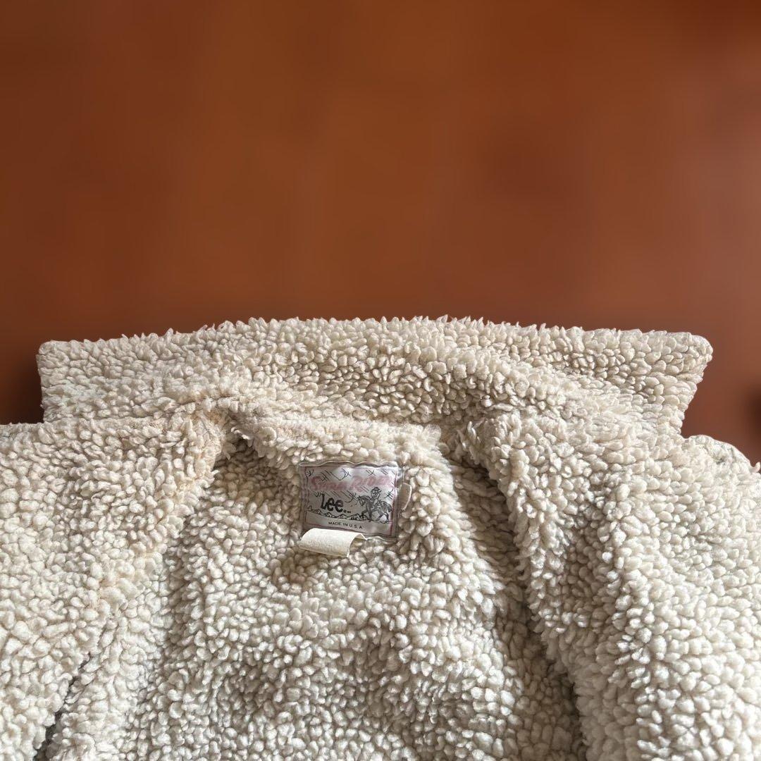 Lee ストームライダーUSA製デニムボアジャケット希少38サイズ