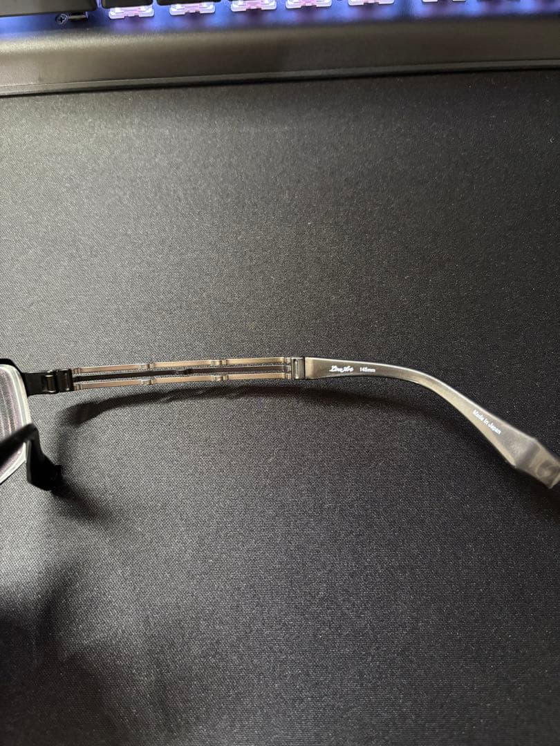 LineArt メガネフレーム XL1026 フォルテシリーズ ブラック