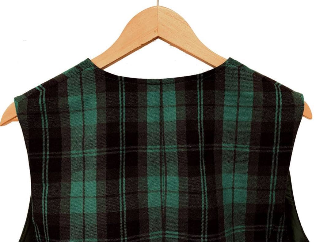 T06/068ChristianDiorクリスチャンディオールチェックジレベスト