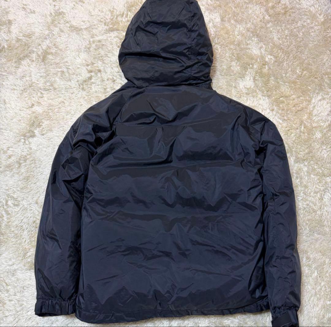 傷ありナンガ　ダウンジャケット オーロラテックス フード 黒 M