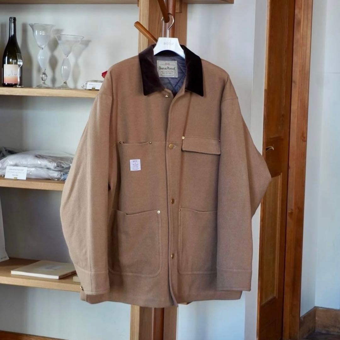 SUNSEA RAKUDA Coveralls Camel サンシー