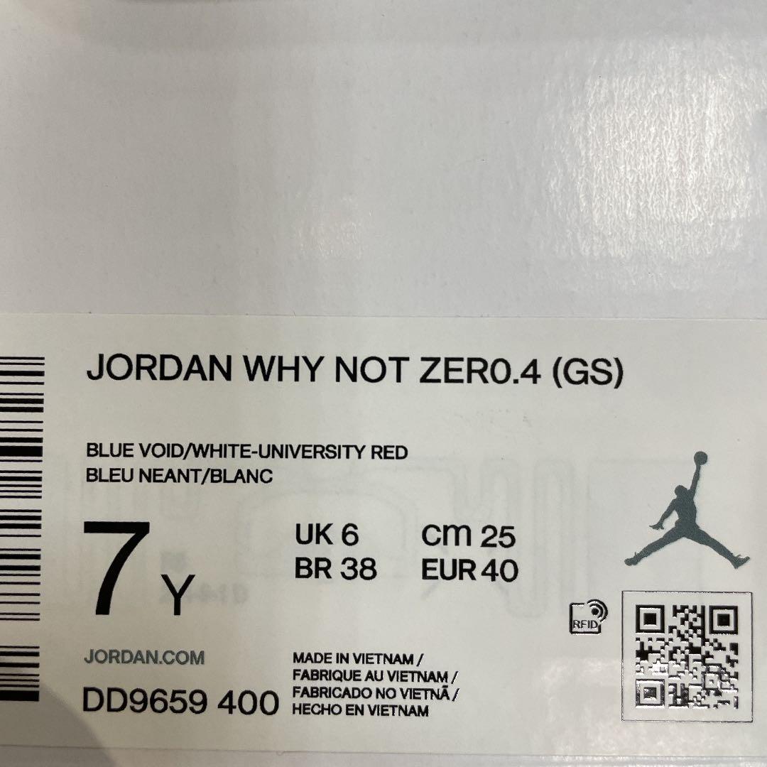 シューズ(男性用) JORDAN WHY NOT ZERO.4 GS