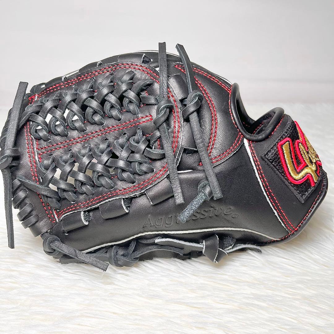 【新品未使用】久保田スラッガー 軟式グローブ KSN-J2 ブラック 左投げ