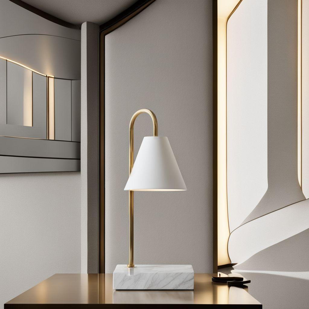 大理石デザインキャンドルウォーマー - 無段階調光 & タイマー