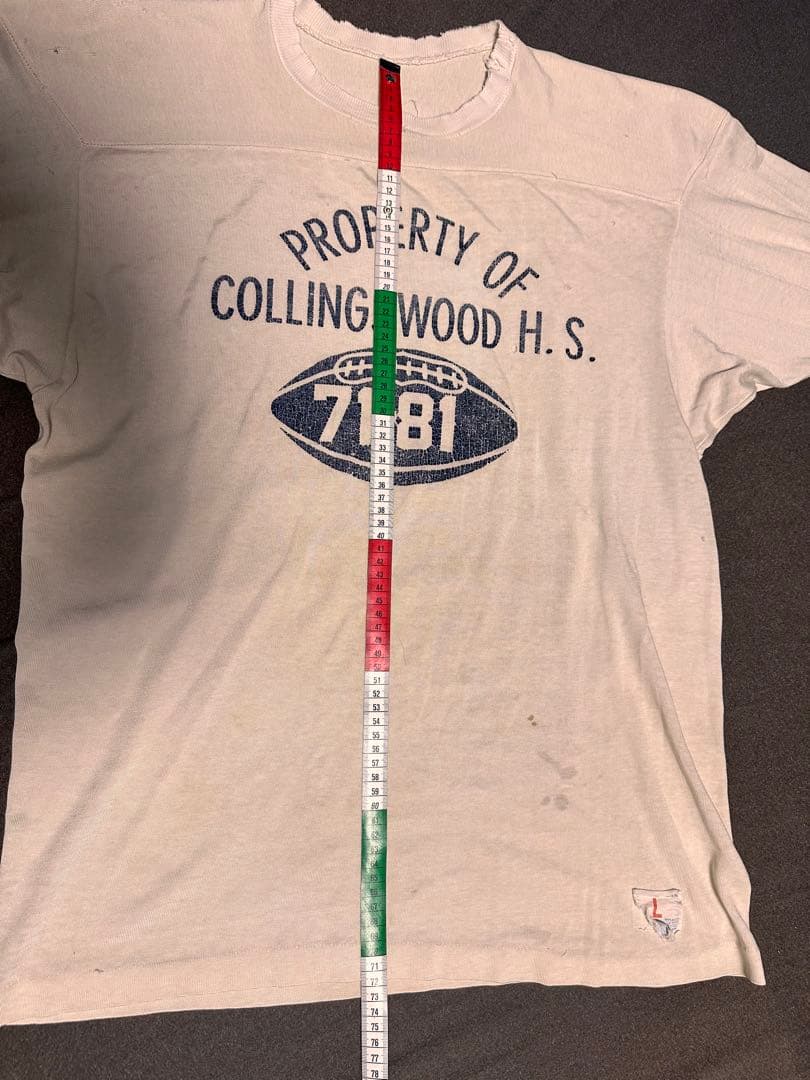COLLINGSWOOD H.S. アメリカンフットボールシャツ 81 古着