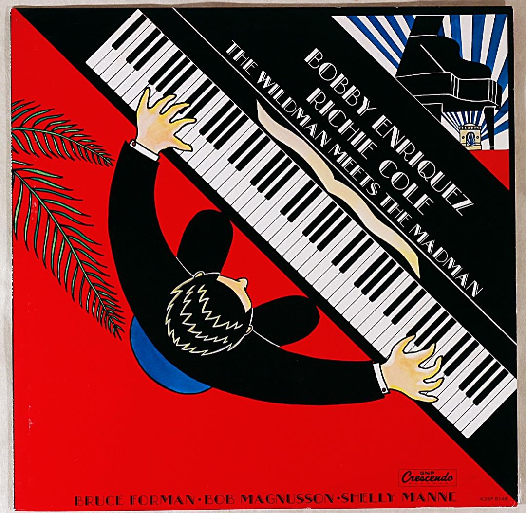 ジャズレコード ジョン・ブランチ&ボビー・エンリケス　2LPセット