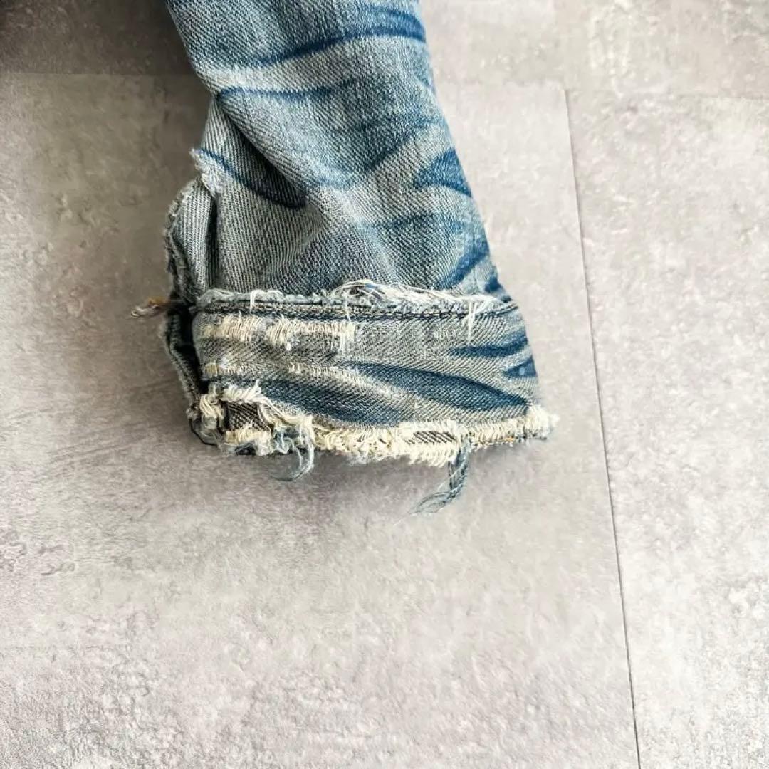 70s Wrangler コーデュロイカラー　デニムジャケット