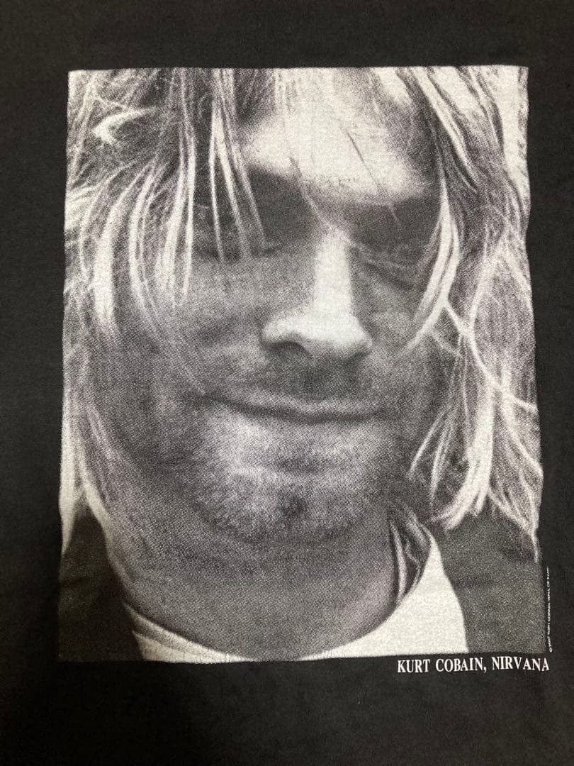 カートコバーン　 cobain ニルバーナ　nirvana バンT L