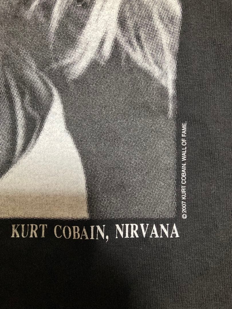 カートコバーン　 cobain ニルバーナ　nirvana バンT L