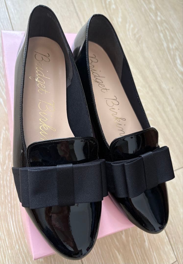bridget birkinブリジットバーキン　ガーリーリボンローファー24.5