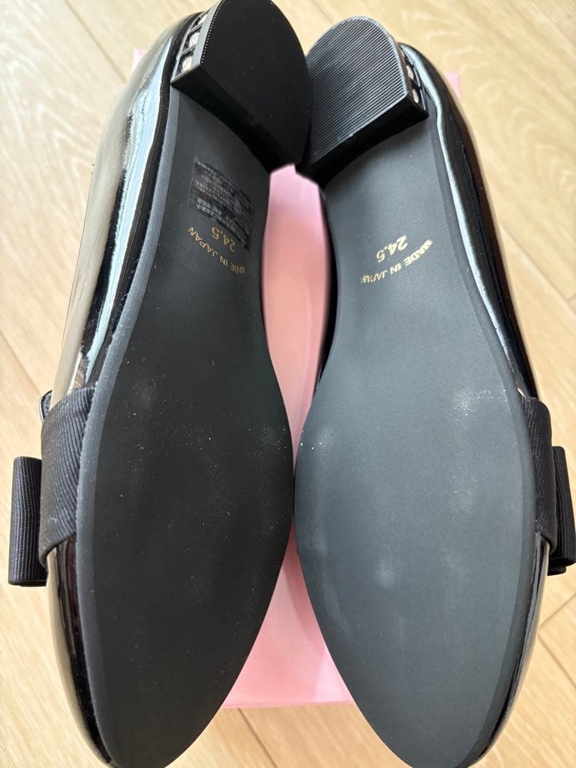 bridget birkinブリジットバーキン　ガーリーリボンローファー24.5