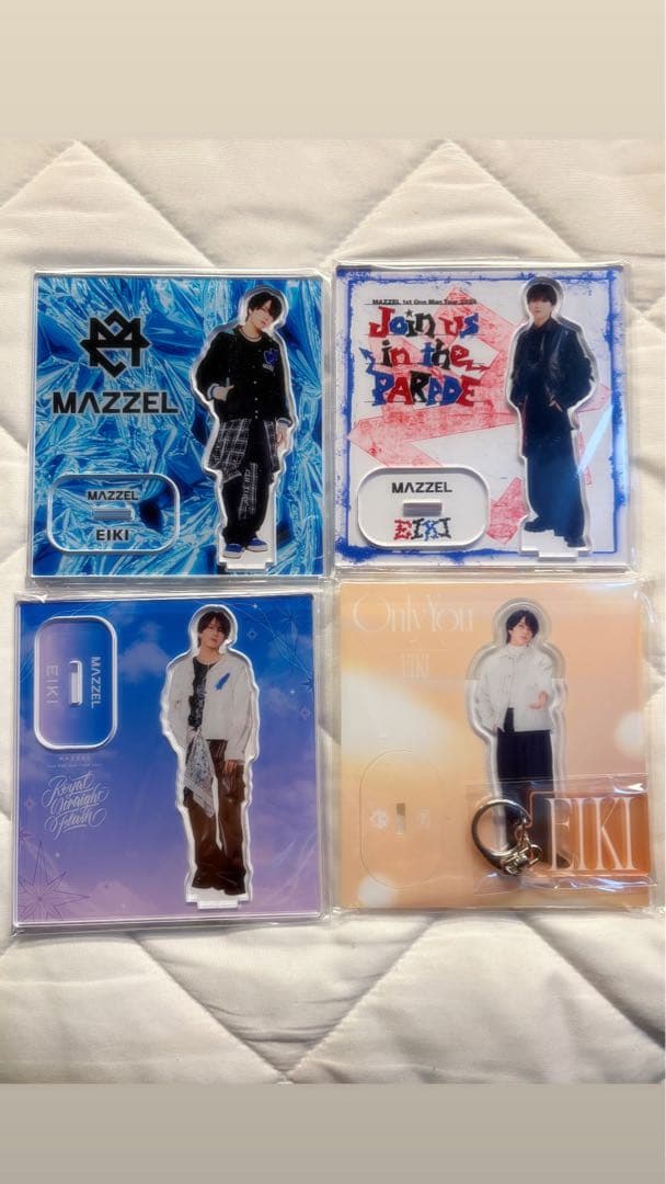 最終価格！MAZZEL EIKI マーゼル　アクスタ まとめ売り　4枚