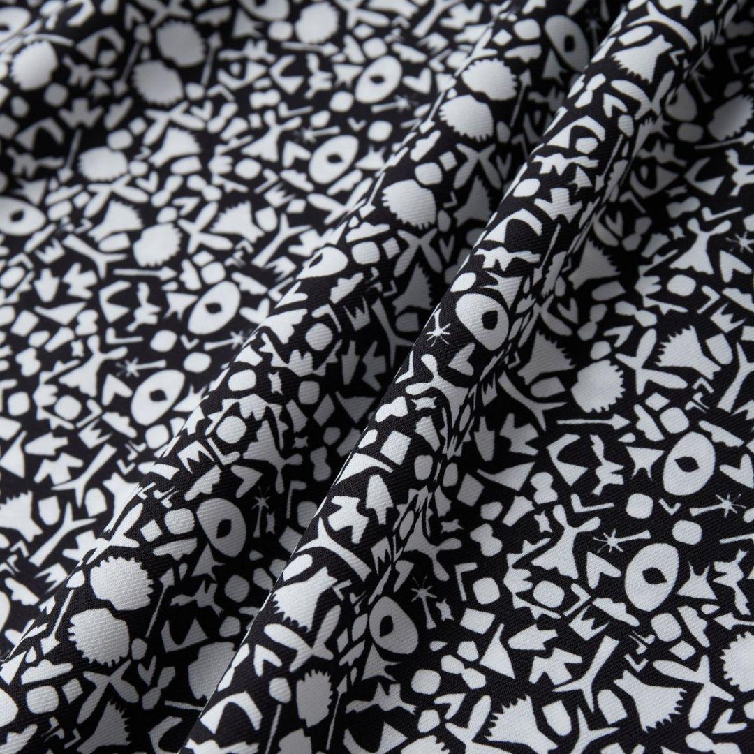 新作/極美品 HERALBONY レギュラーカラーシャツ「かえでのチョキチョキ」