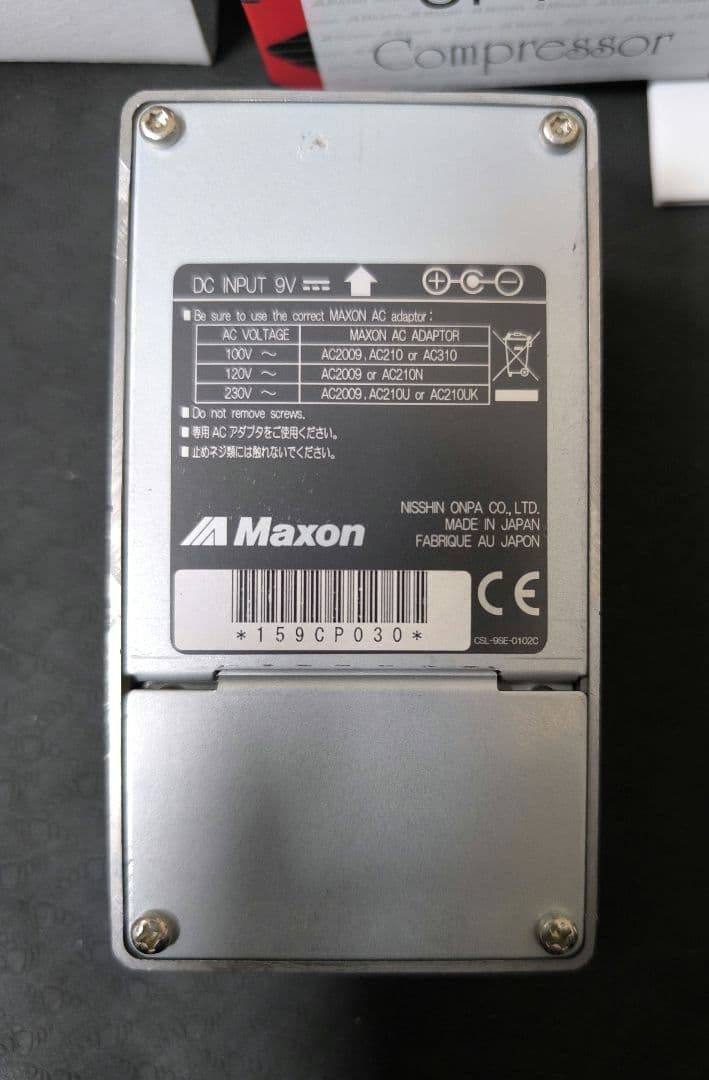 【廃盤】Maxon CP101 コンプレッサー エフェクター