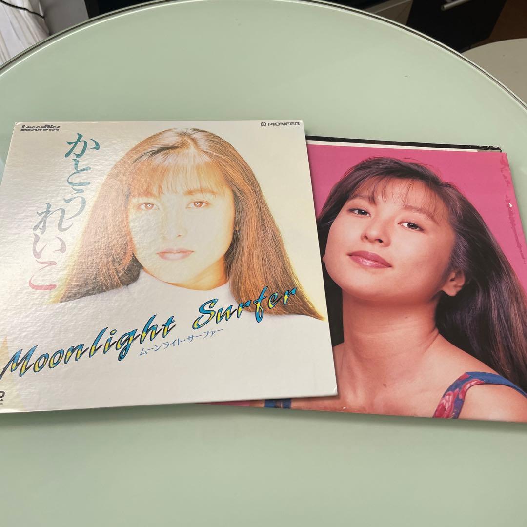 かとうれいこ　ムーンライトサーファー　LD レーザーディスク　切り抜き