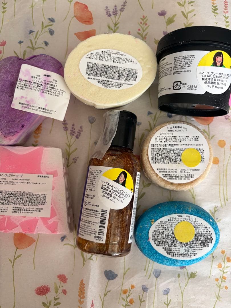 LUSH ヘアケア　ボディケア　バブルバー　シャンプーバー