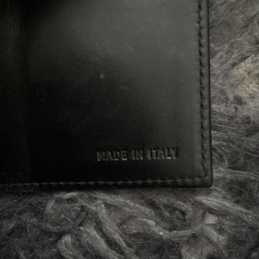 【希少】 PRADA 　二つ折り財布　　レザーナイロン 　イタリア産