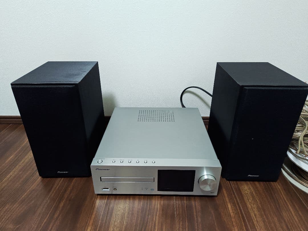 Pioneer ミニコンポ シルバー HM76