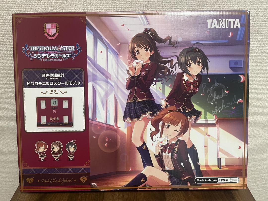 TANITA 音声体組成計ピンクチェックスクールモデル BC-203-IM01