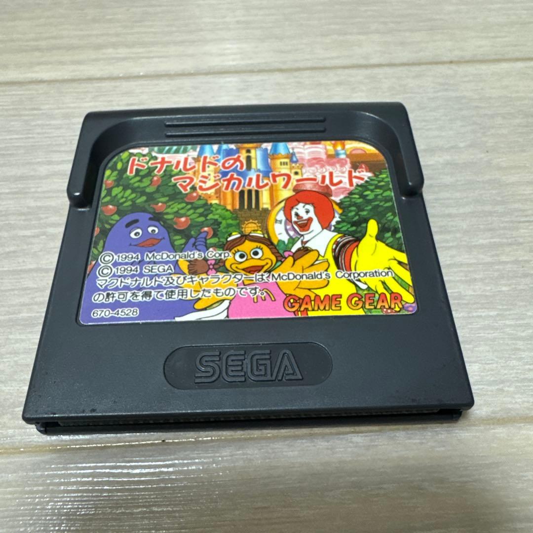 ゲームギア ドナルドのマジカルワールド GAME GEAR