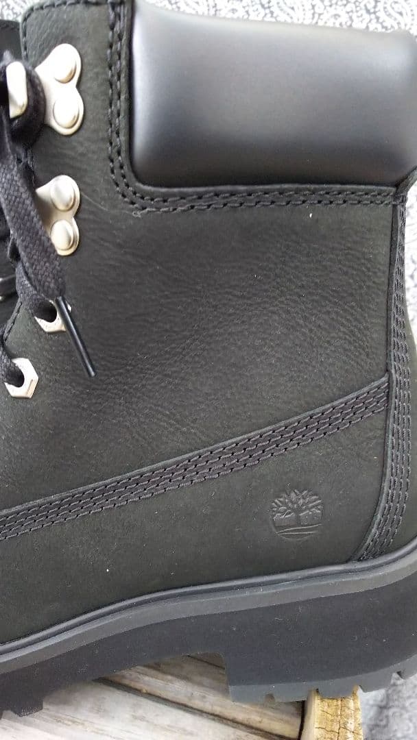 Timberlandティンバーランドヌバックレザーヒールブーツ7W