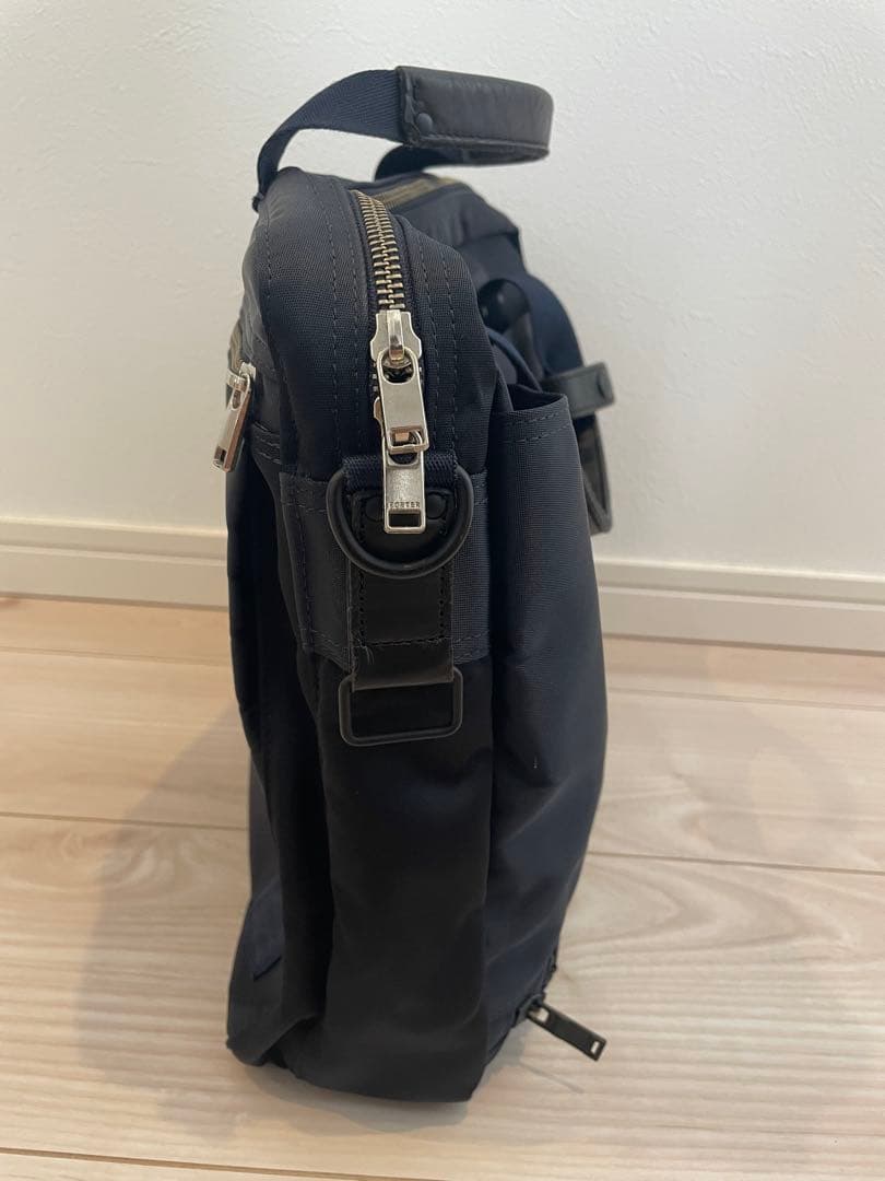 ポーター PORTER ビジネスバッグ　ブリーフケース　ネイビー　美品