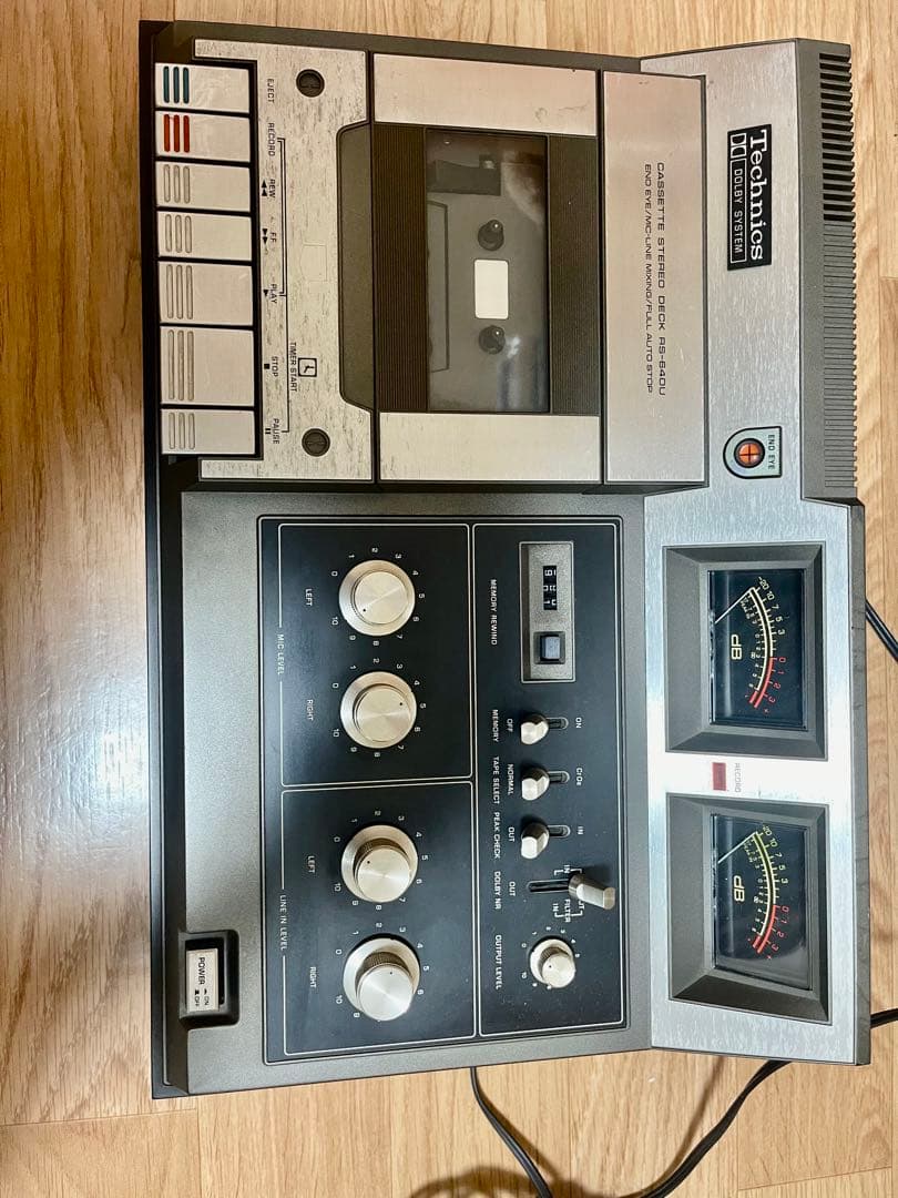 Technics カセットデッキ シルバー