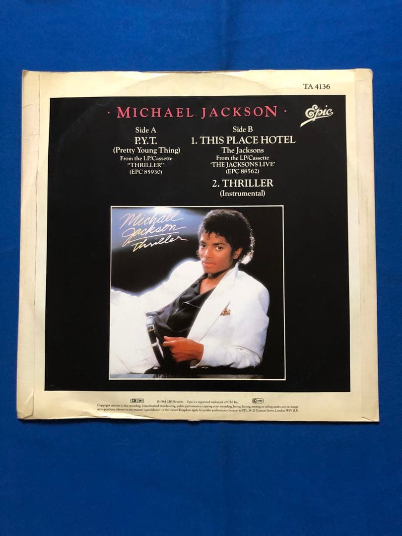 LPレコード♢マイケル・ジャクソン♢TA4136♢うg4939w43