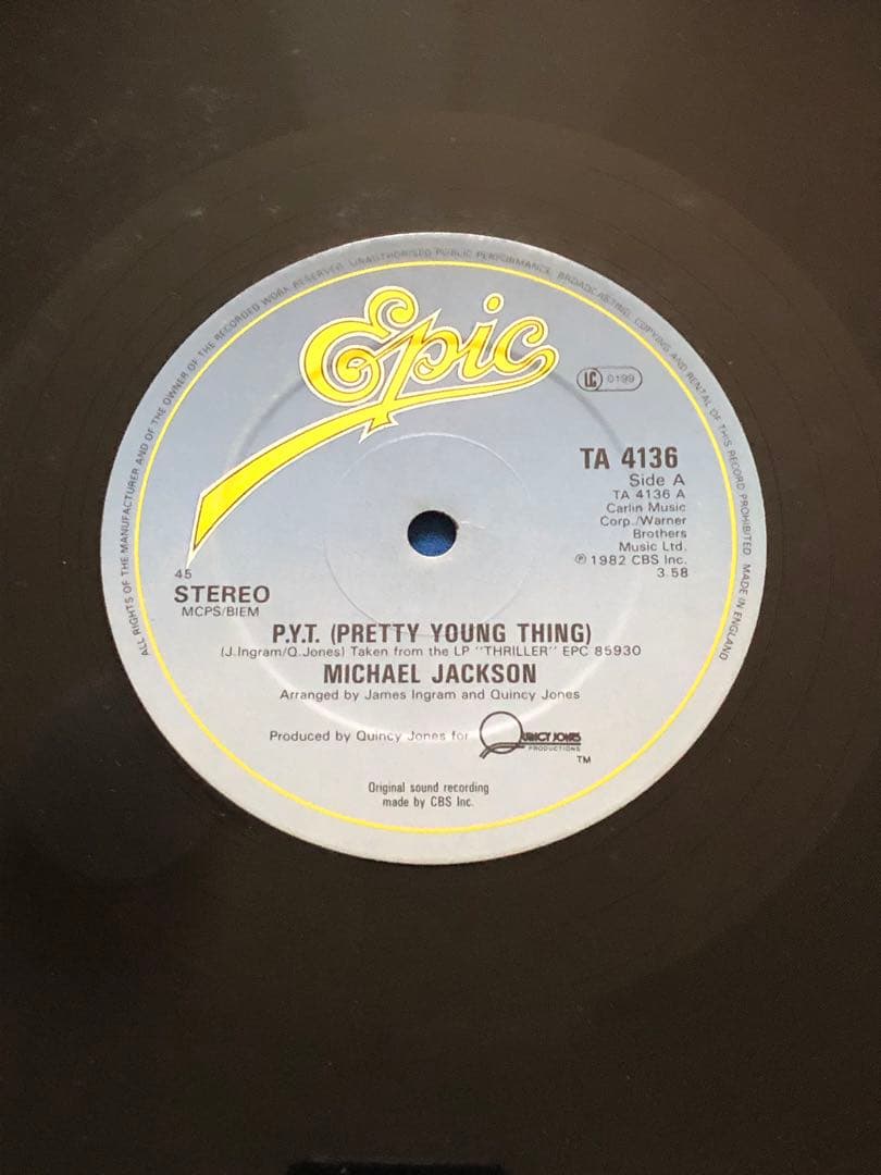 LPレコード♢マイケル・ジャクソン♢TA4136♢うg4939w43