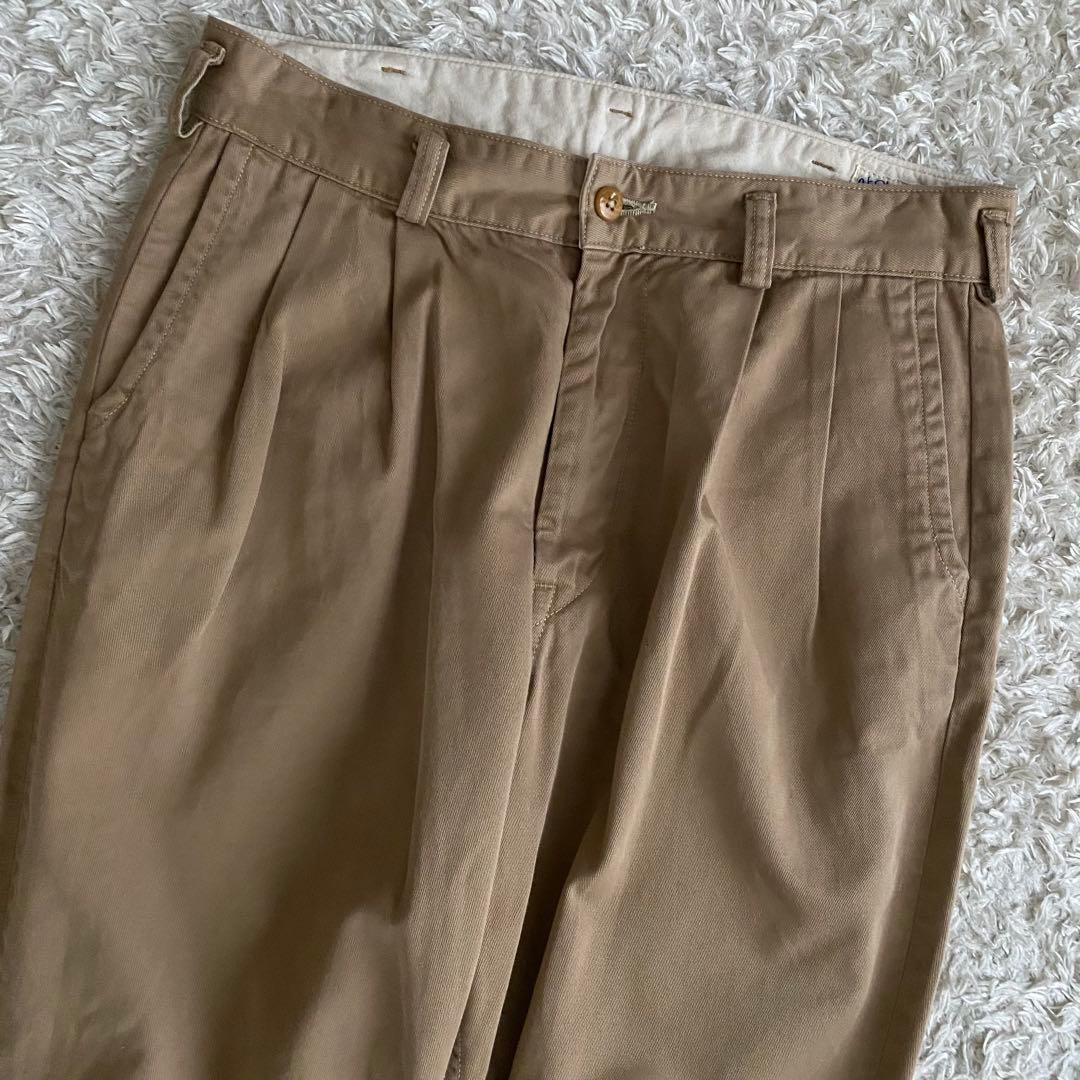 美品/L orSlow BILLY JEAN オアスロウ 2タック トラウザーズ