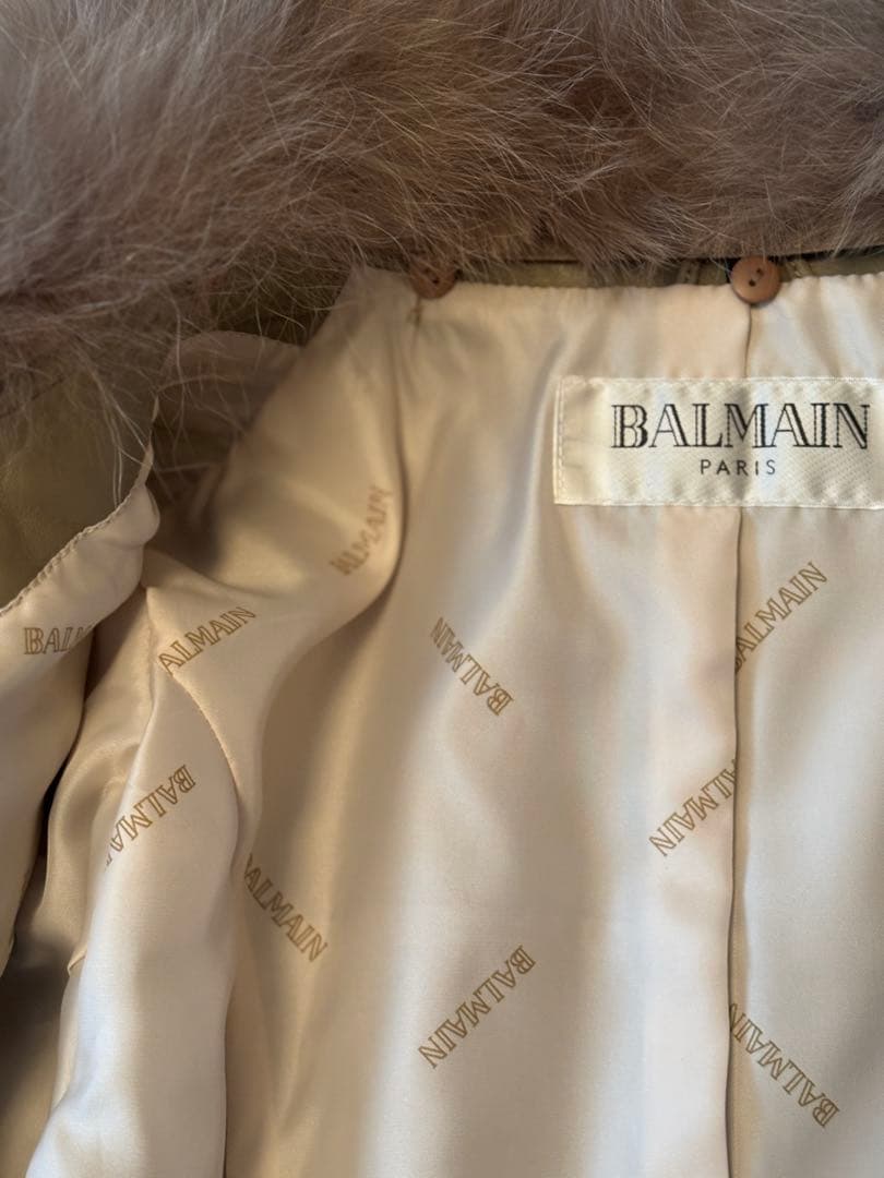 ファー付き羊革ジャケット