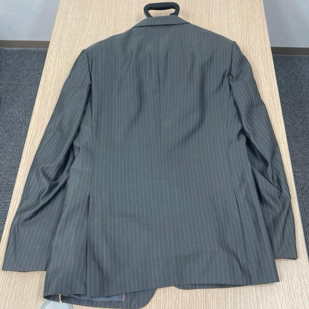 TAKEO KIKUCHI グレー ストライプ ビジネススーツ⑥◇