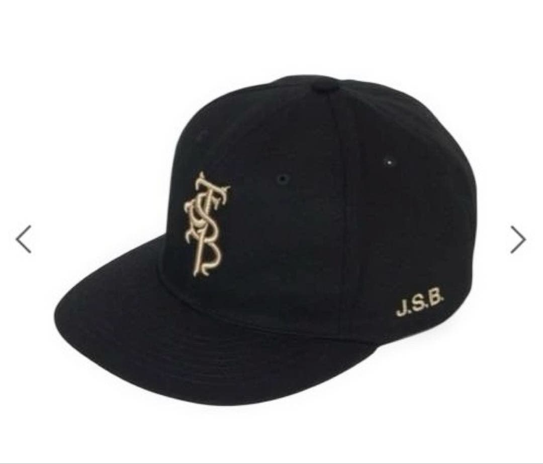 J.S.B. 3D EMB Logo Cap 黒 三代目 キャップ