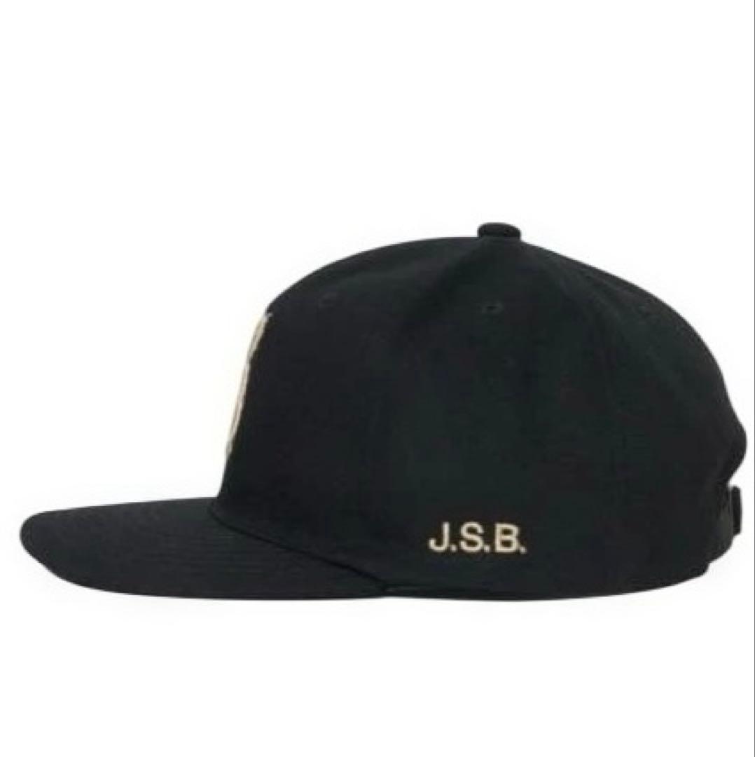 J.S.B. 3D EMB Logo Cap 黒 三代目 キャップ