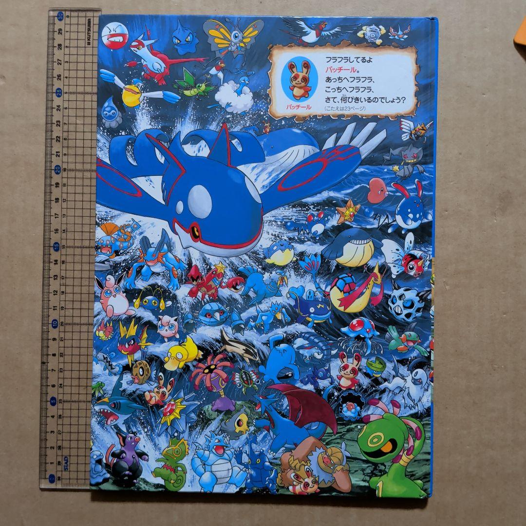 ポケモンをさがせ！ルビーサファイア　絵さがし絵本　クイズ