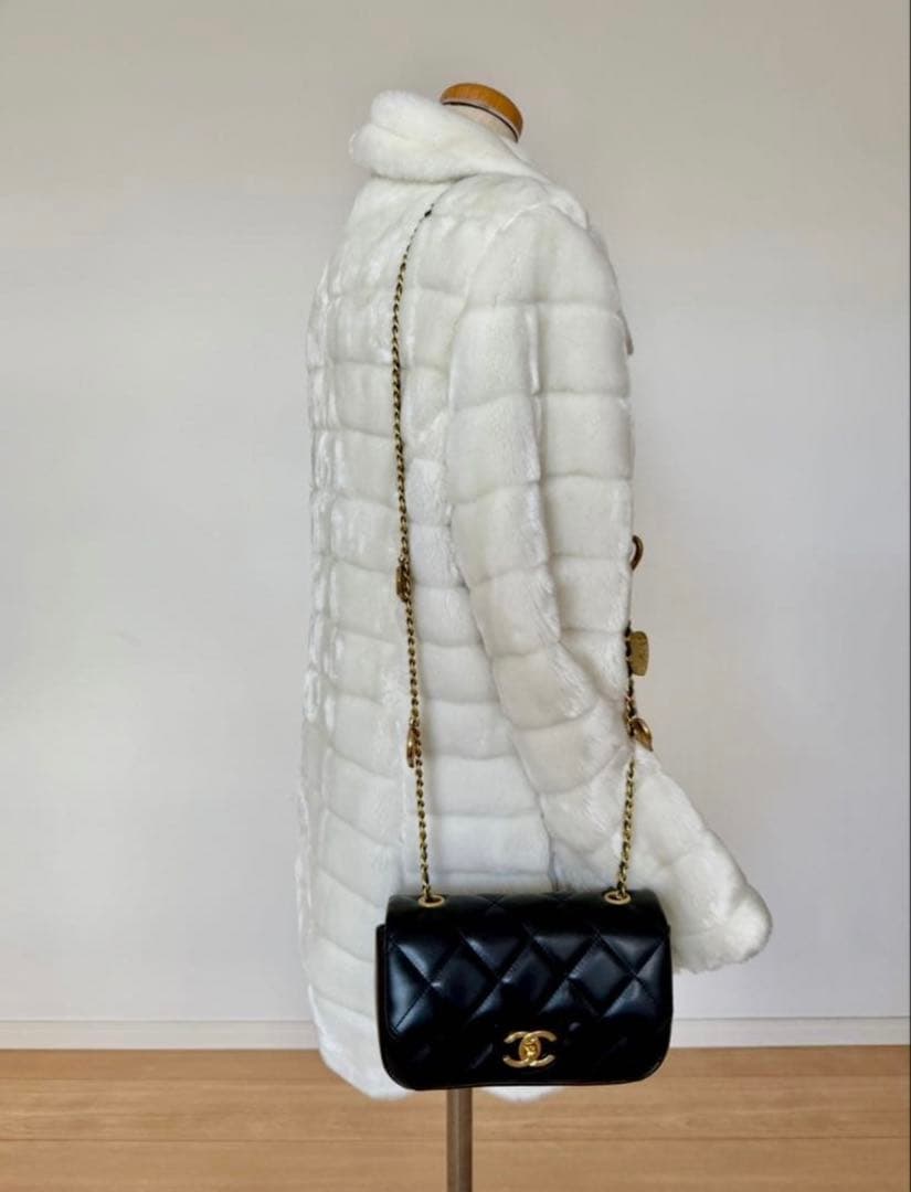 CHANEL ショルダーバッグ　ハート　チェーン　ノベルティ