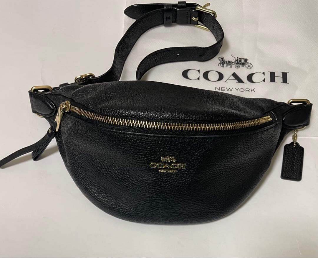 u*6様 人気モデル⭐︎美品　COACH コーチ　ボディバック　シボ革