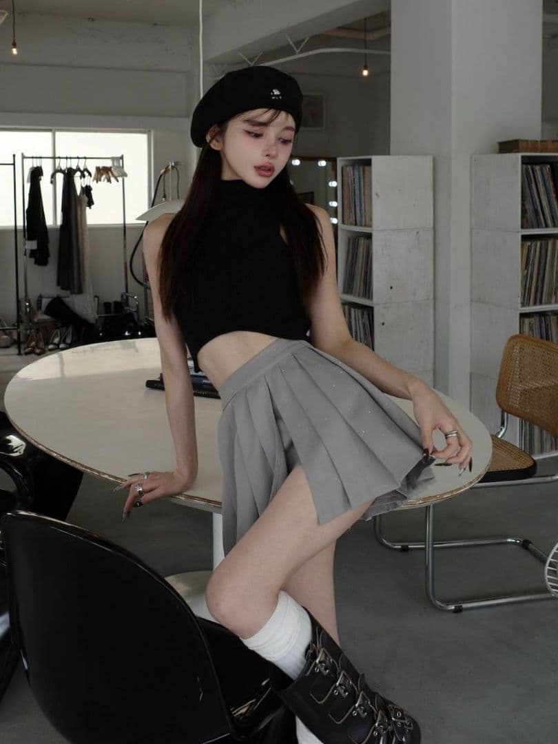 Darich プリーツラップスタッズショートパンツ ショートパンツ 新品 M