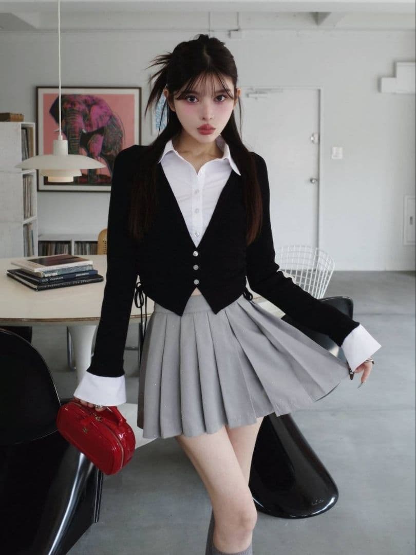 Darich プリーツラップスタッズショートパンツ ショートパンツ 新品 M