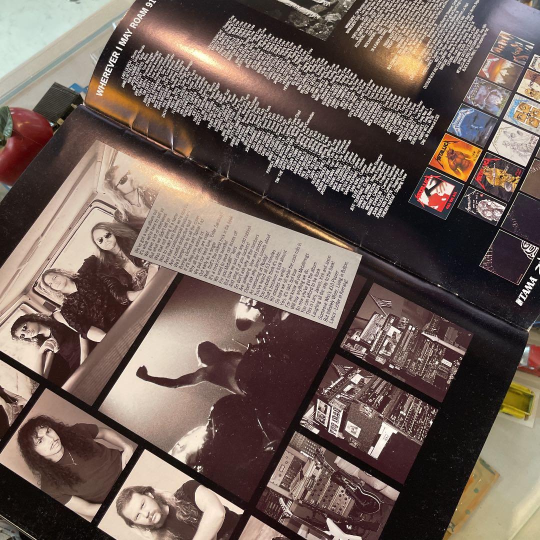 メタリカ　world tour proglam 94 サイン入りパンフ