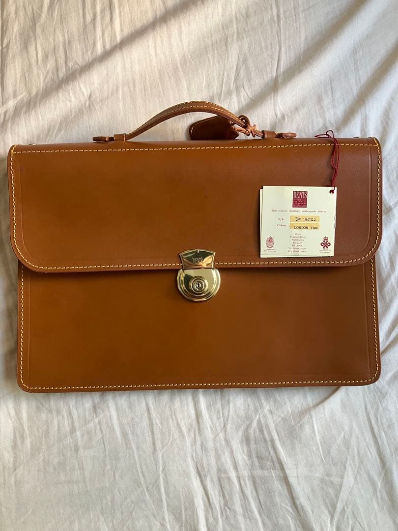 DENTS　英国製 レザー ブリーフケース ヴィンテージ ほぼ未使用